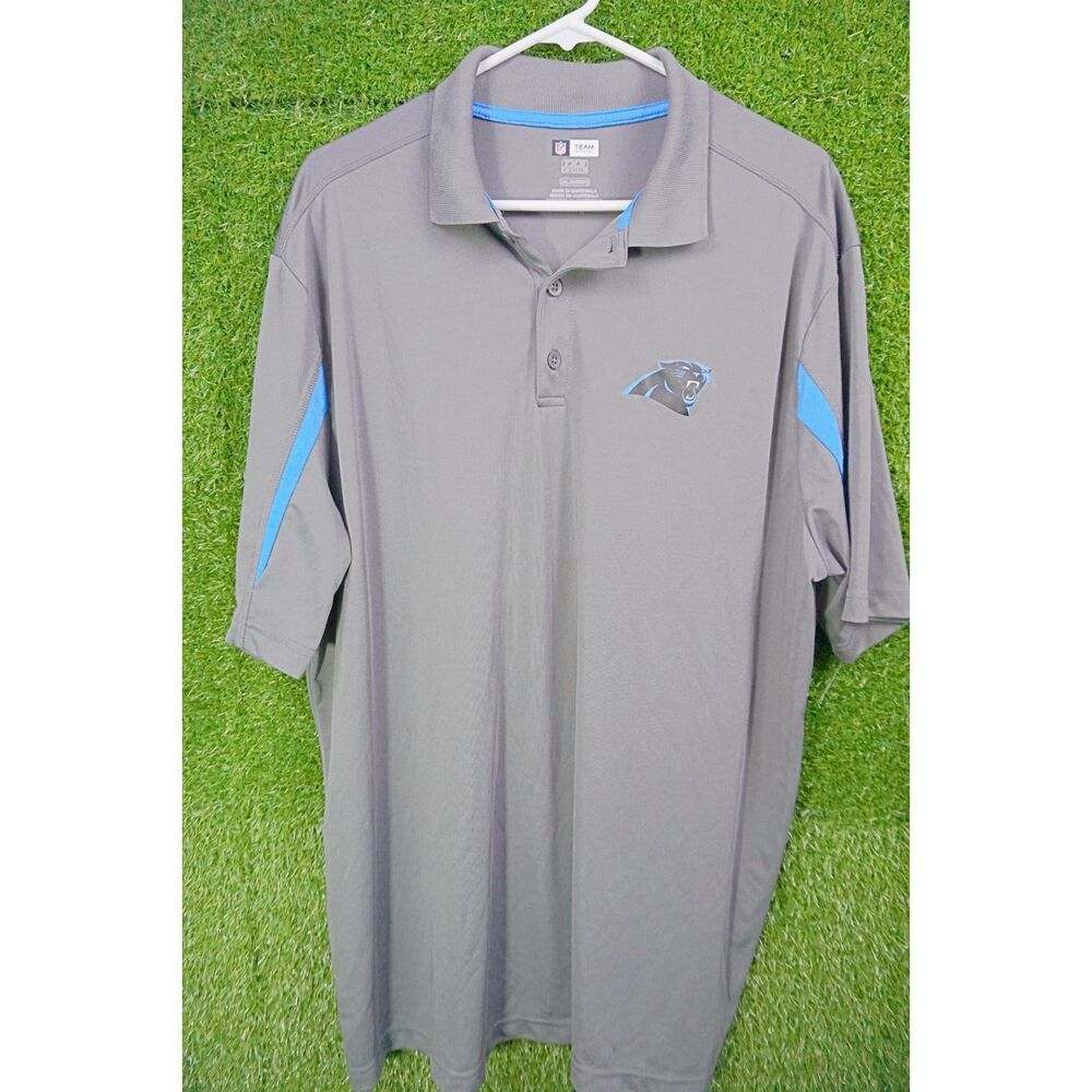 NFL Team Apparel Carolina Panthers TX3 Cool‎ Polo - Men's Size 2XL